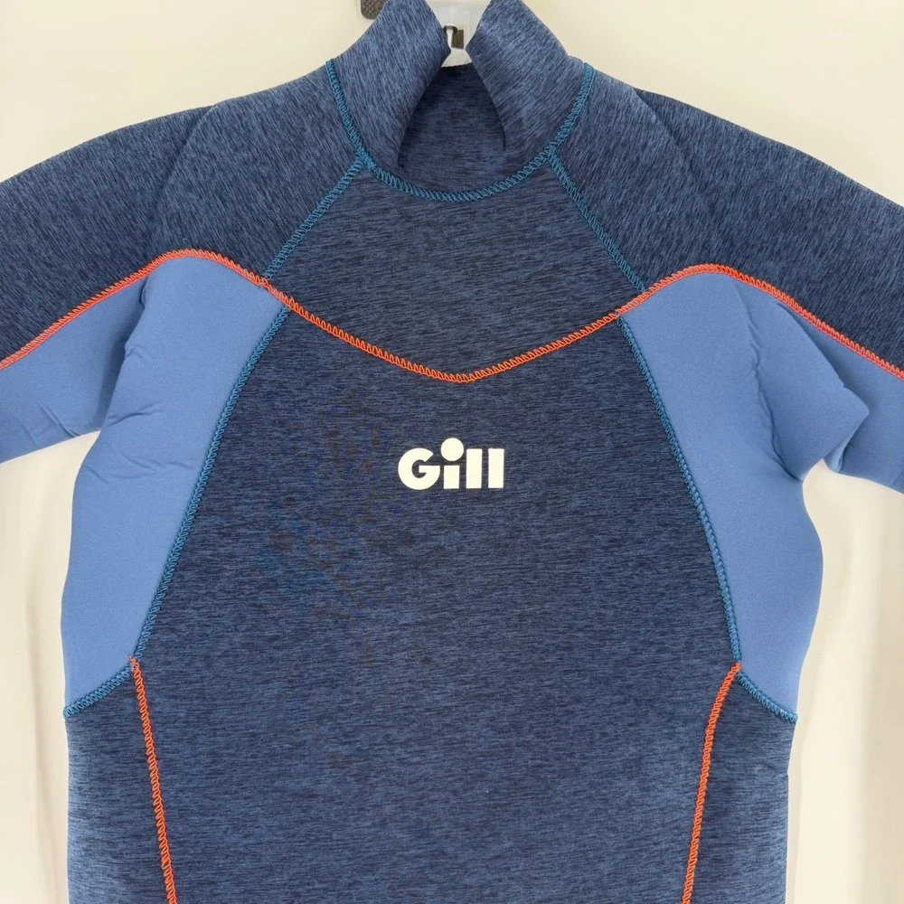 Gill Marine RS17 Race FireCell 3.5mm Long Sleeve Top Dark Denim Orange JL